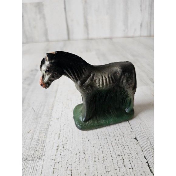 Vintage donkey nativity figurine statue decor Xmas as is - Picture 1 of 10